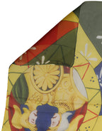 Foulard en soie multicolore