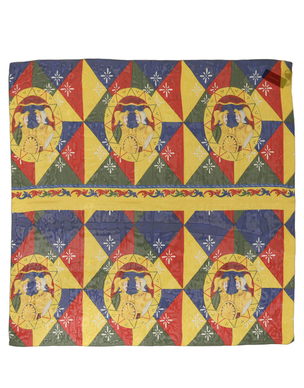 Foulard en soie multicolore