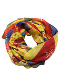 Foulard en soie multicolore