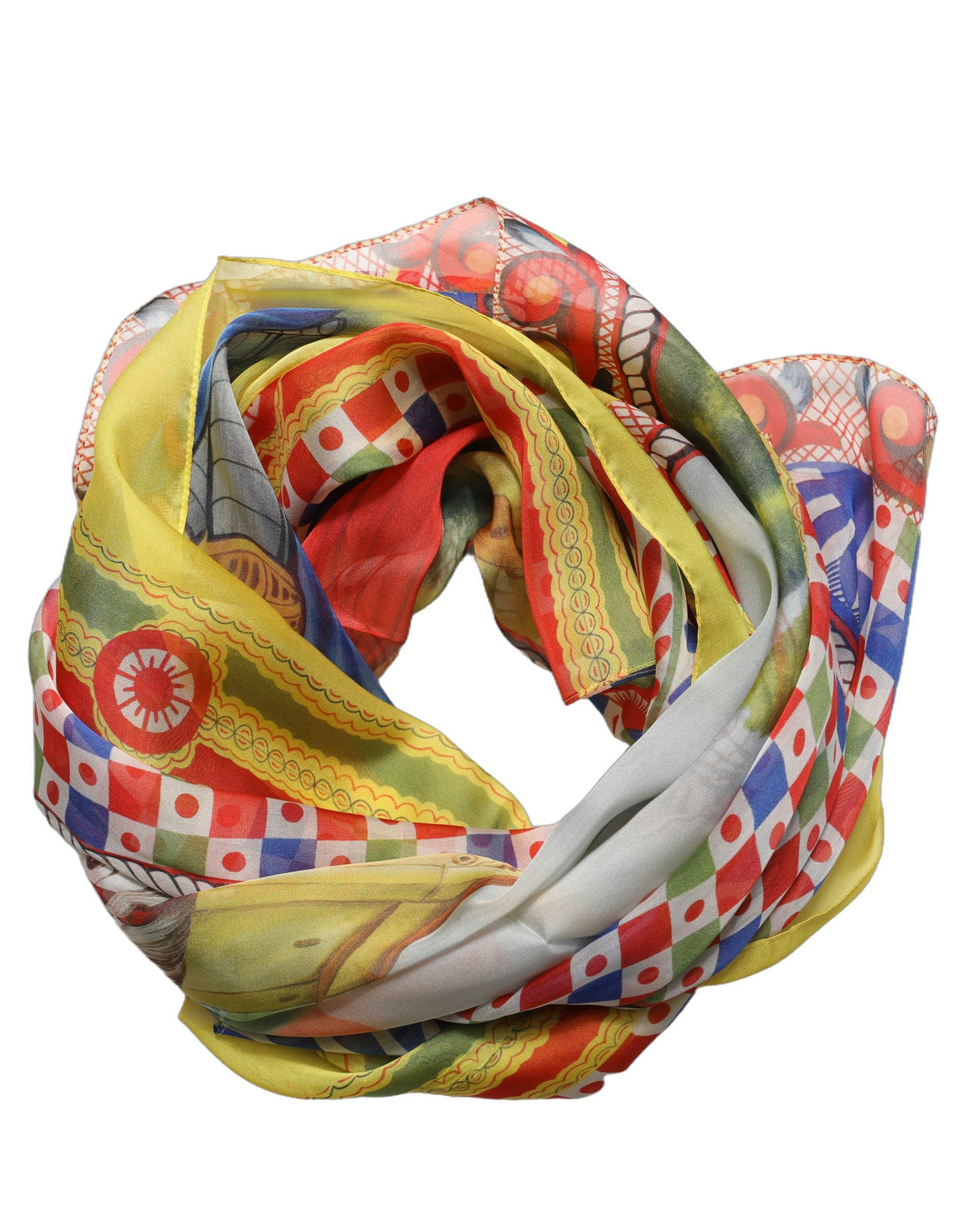 Carretto Silk Scarf – Multicolour