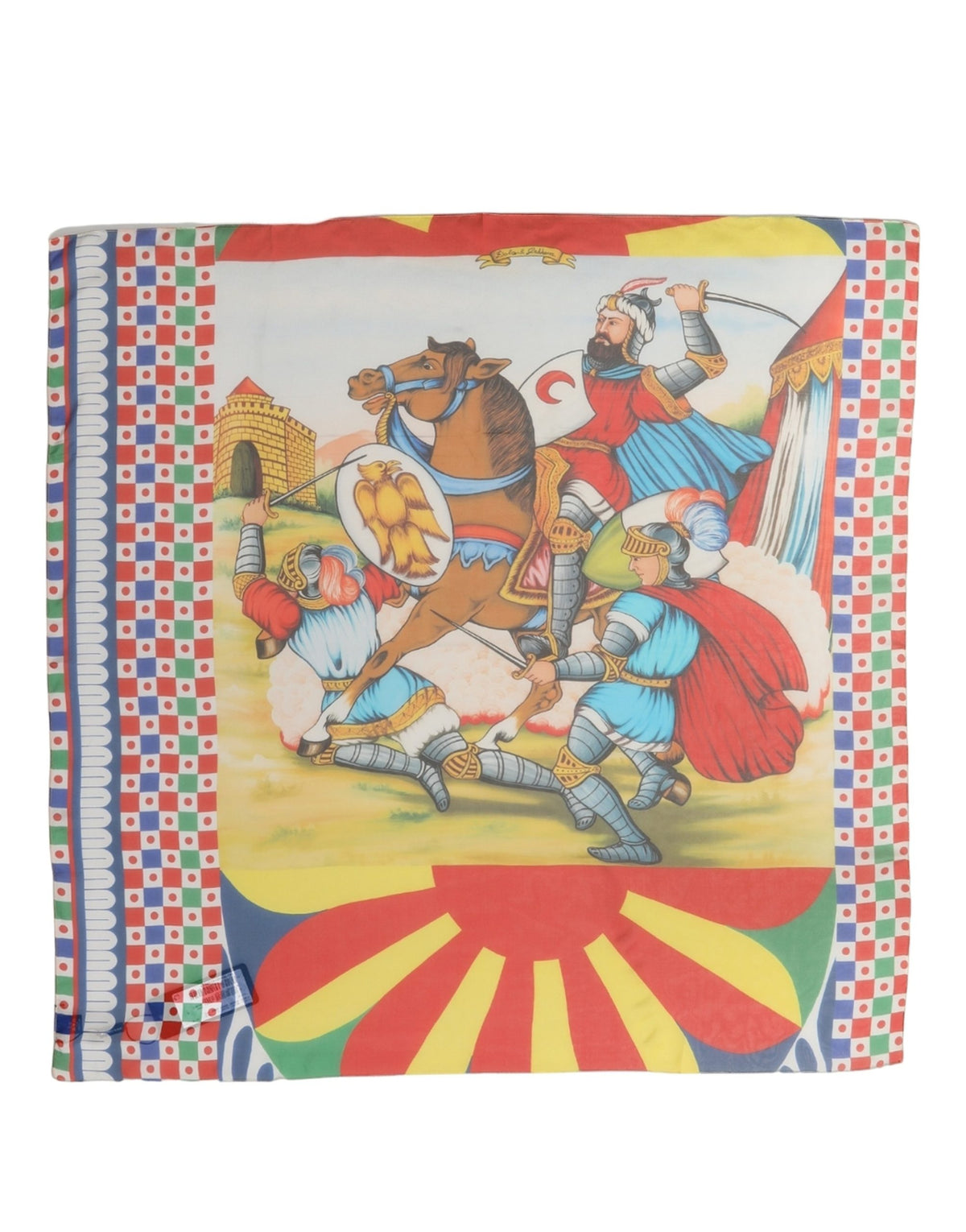Multicolour Silk Scarf