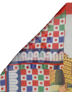 Foulard en soie multicolore