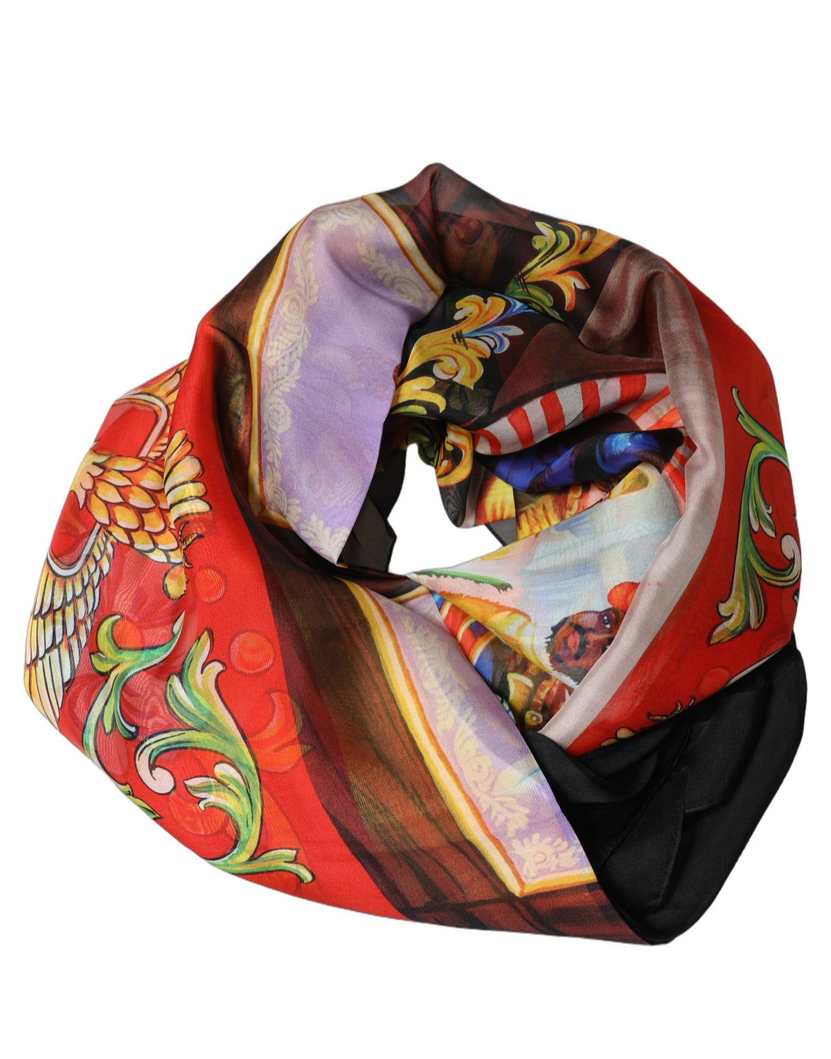 Multicolour Silk Scarf