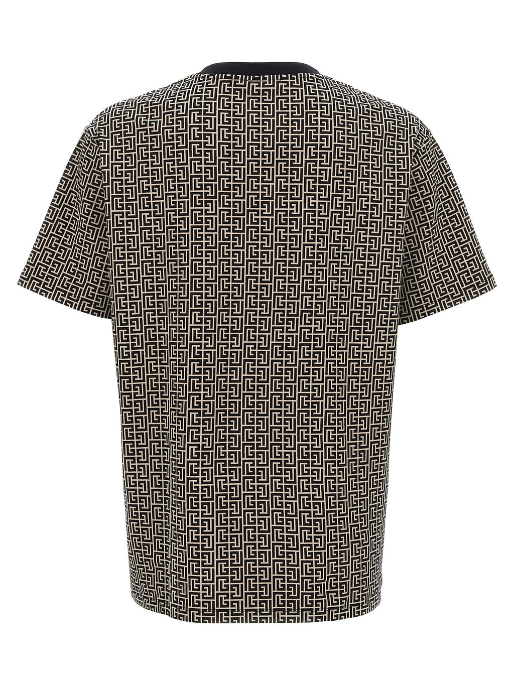 T-shirt en coton blanc et noir
