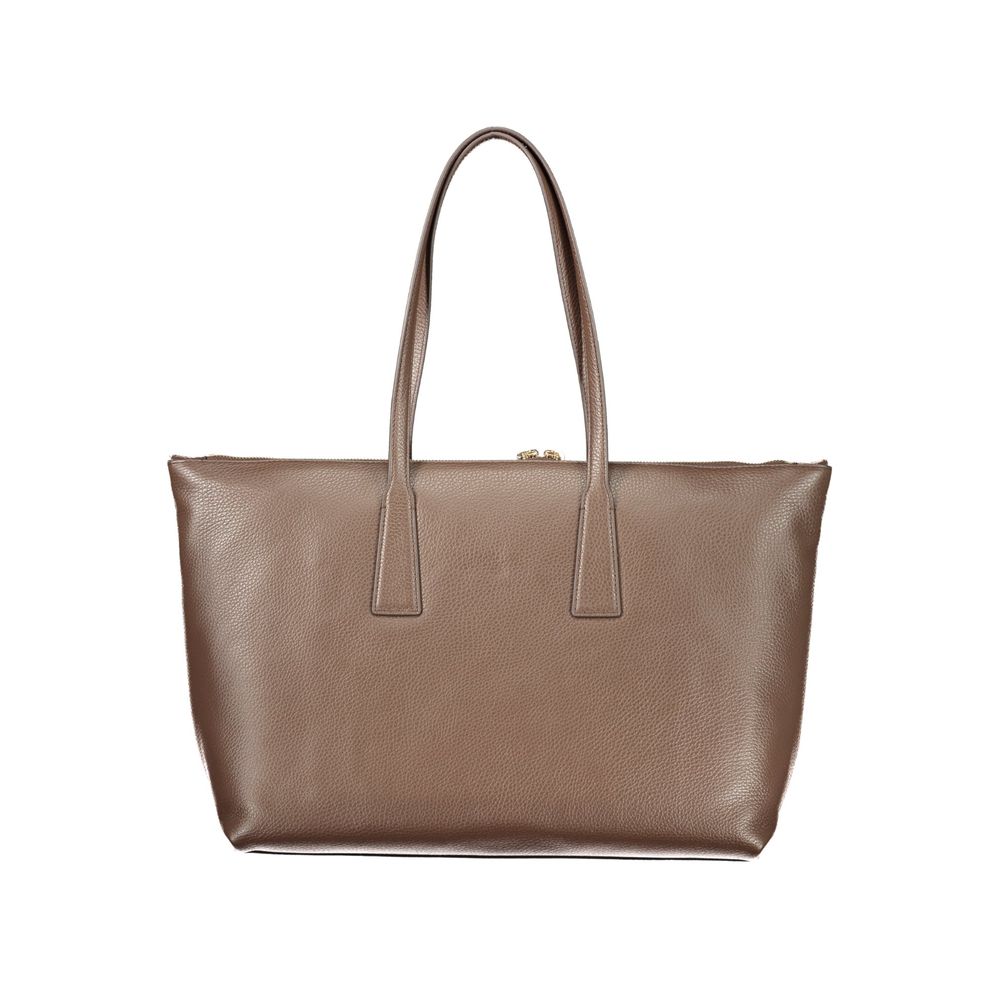 Sac à main en cuir marron