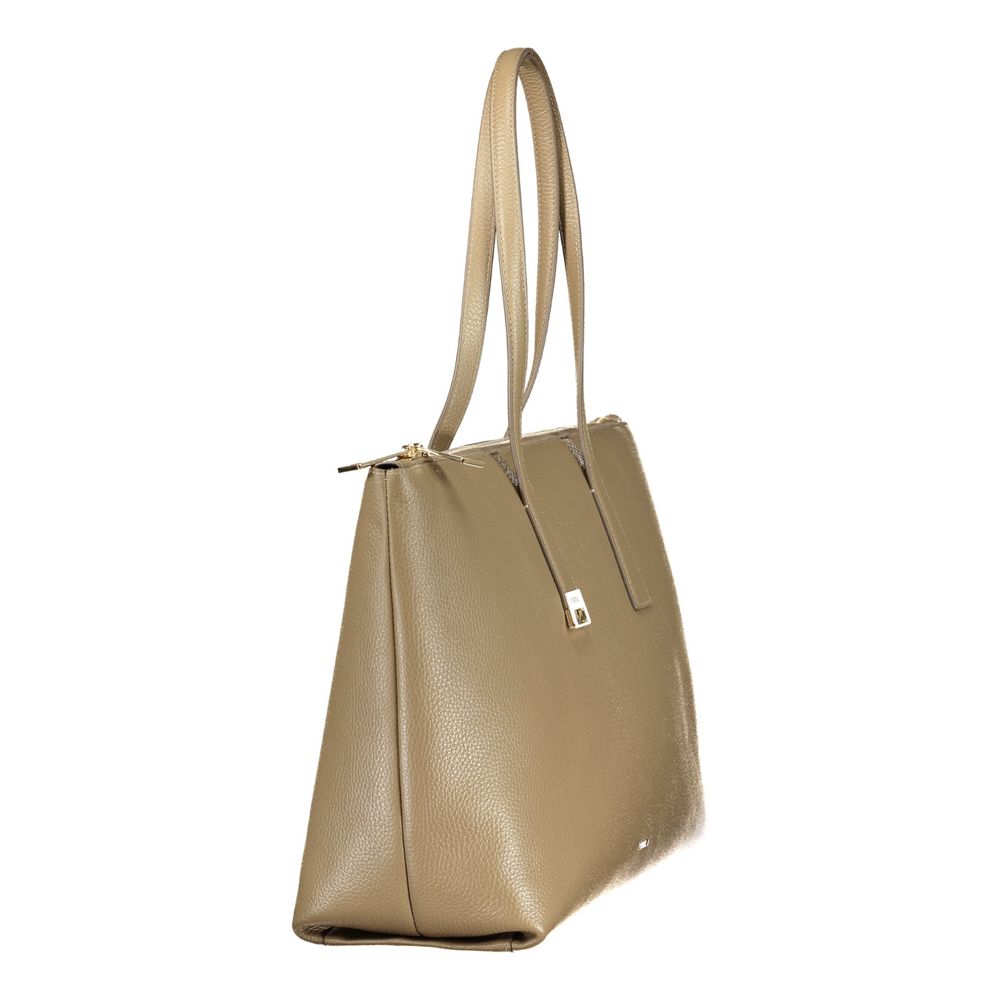 Sac à main en cuir vert