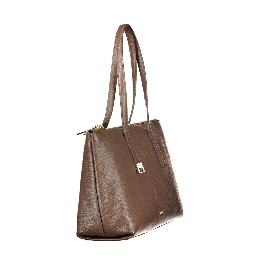 Leather Handbag – Brown