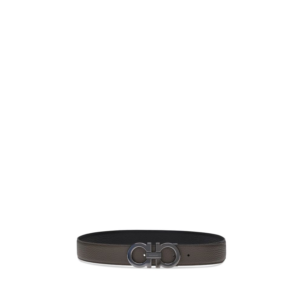 Ceinture classique en cuir de veau marron Bos Taurus