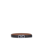 Ceinture en cuir noir