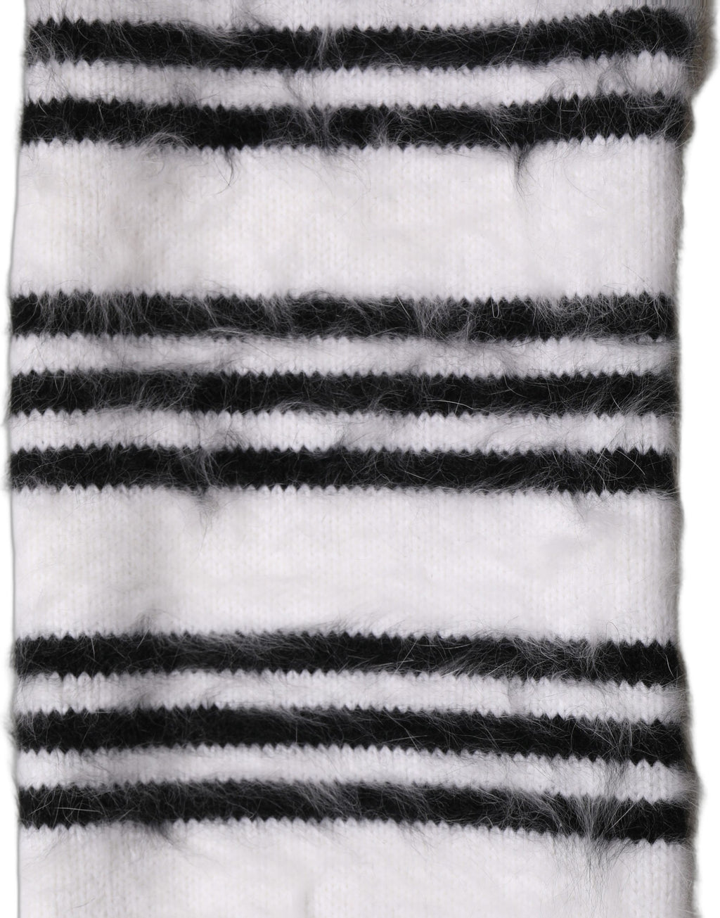 Écharpe noire et blanche