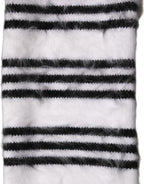 Écharpe noire et blanche