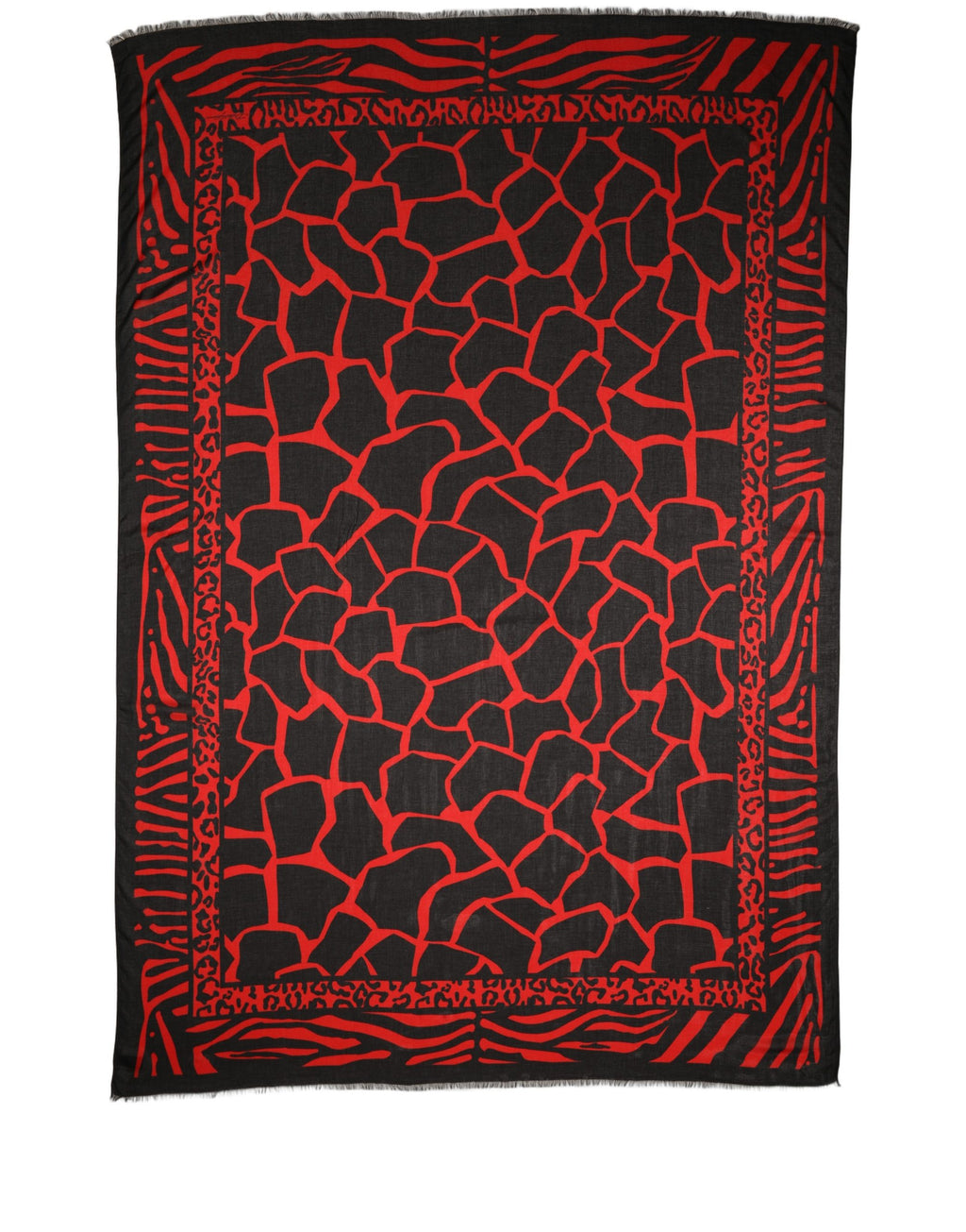 Black and Red Scarf