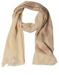 Foulard en soie beige clair