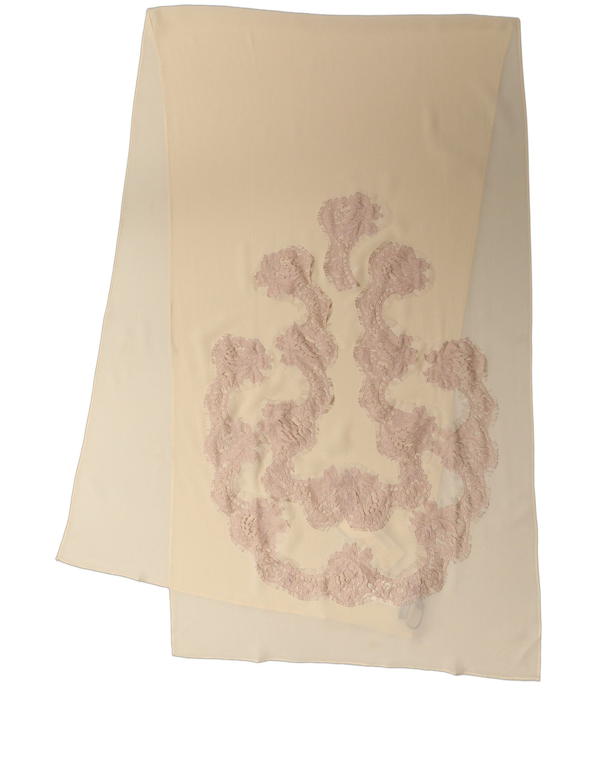 Light Beige Silk Scarf