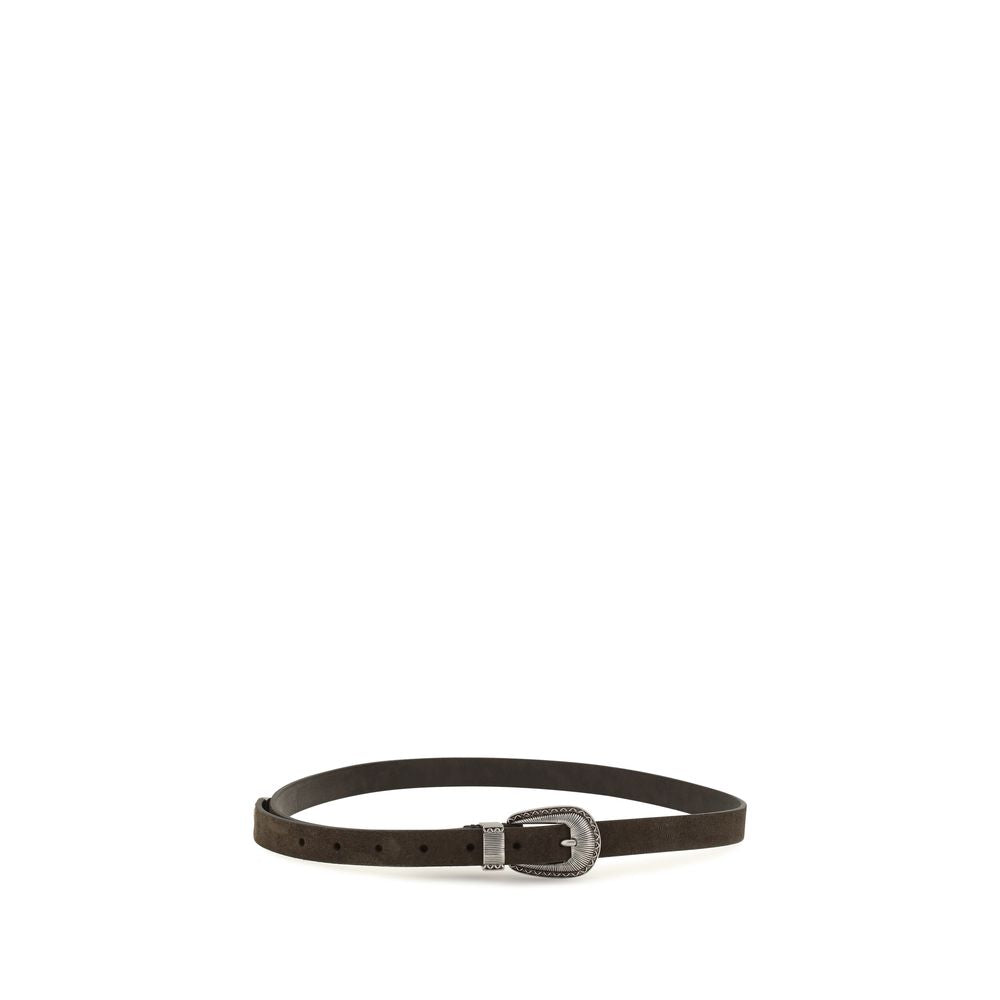 Brown Suede Belt