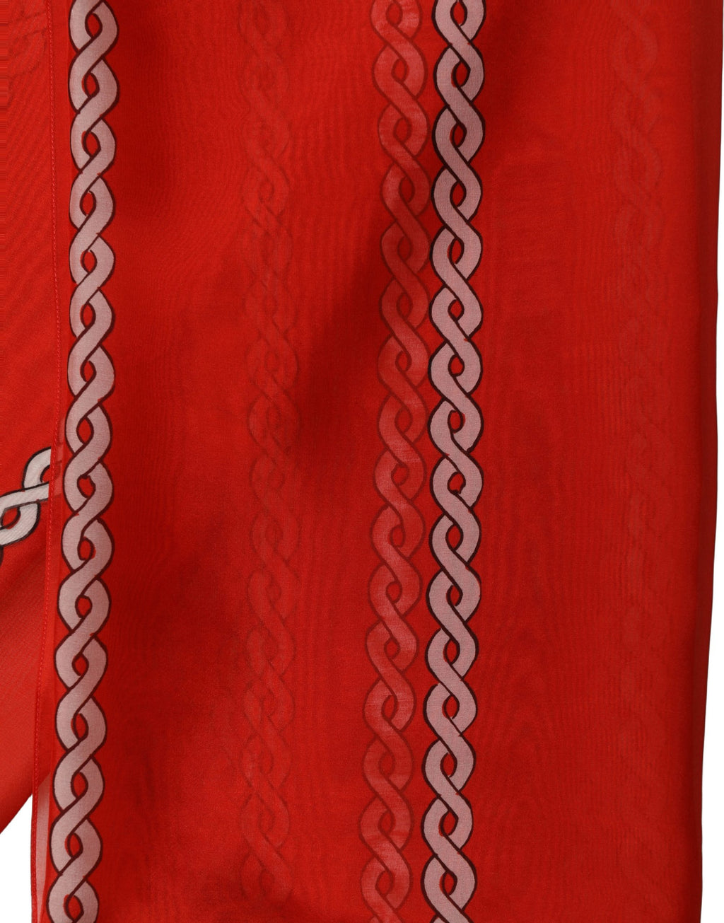 Foulard en soie rouge