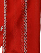 Foulard en soie rouge