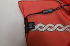 Foulard en soie rouge