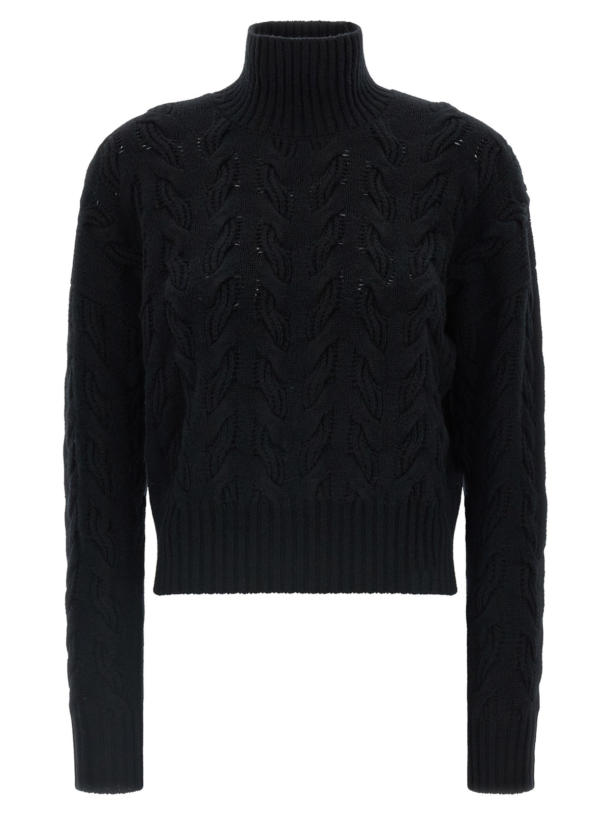 Cardigan en laine noire