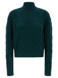 Pull en laine vert