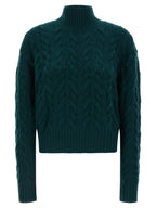 Pull en laine vert