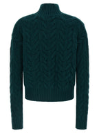 Pull en laine vert