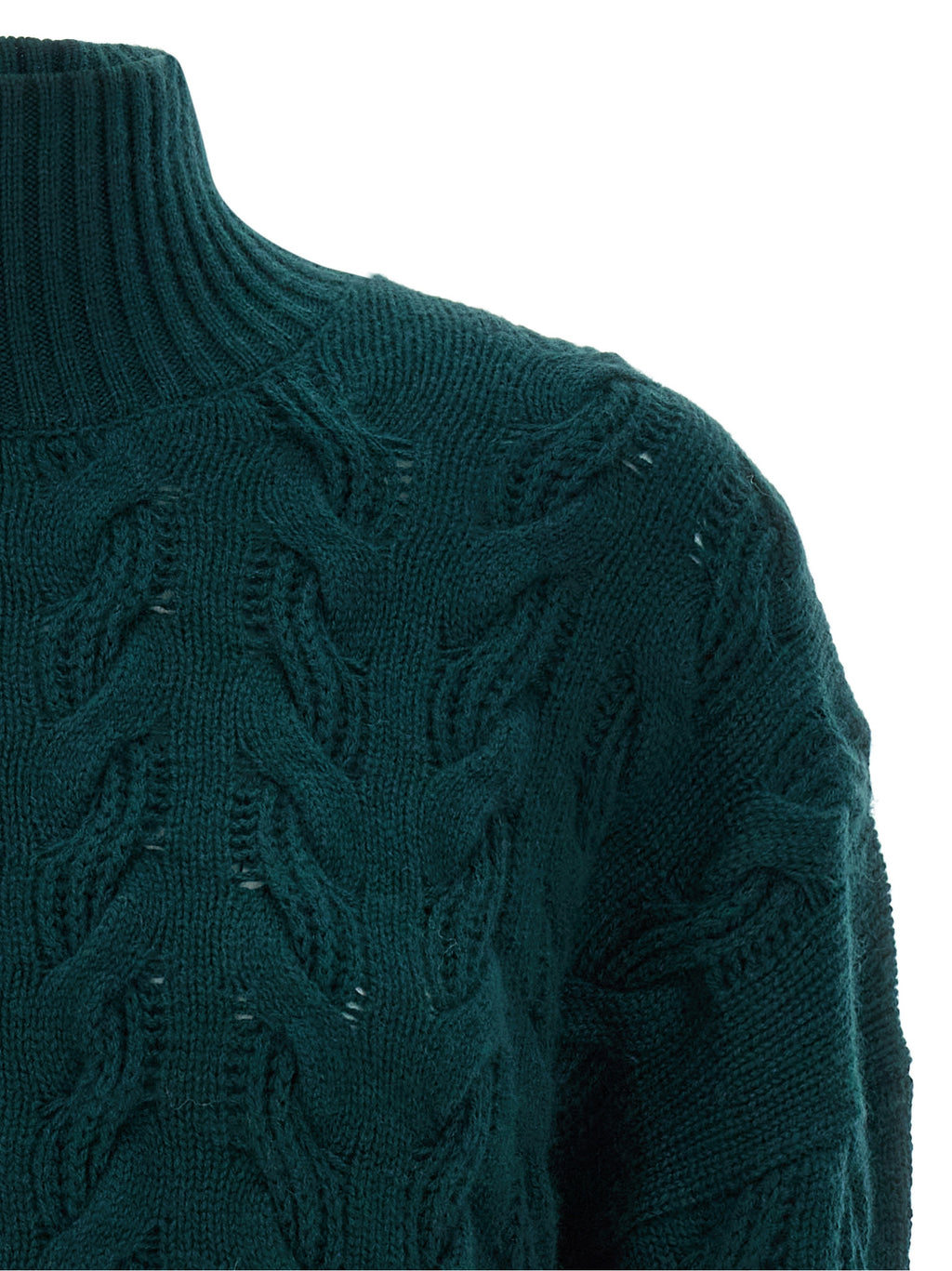 Pull en laine vert