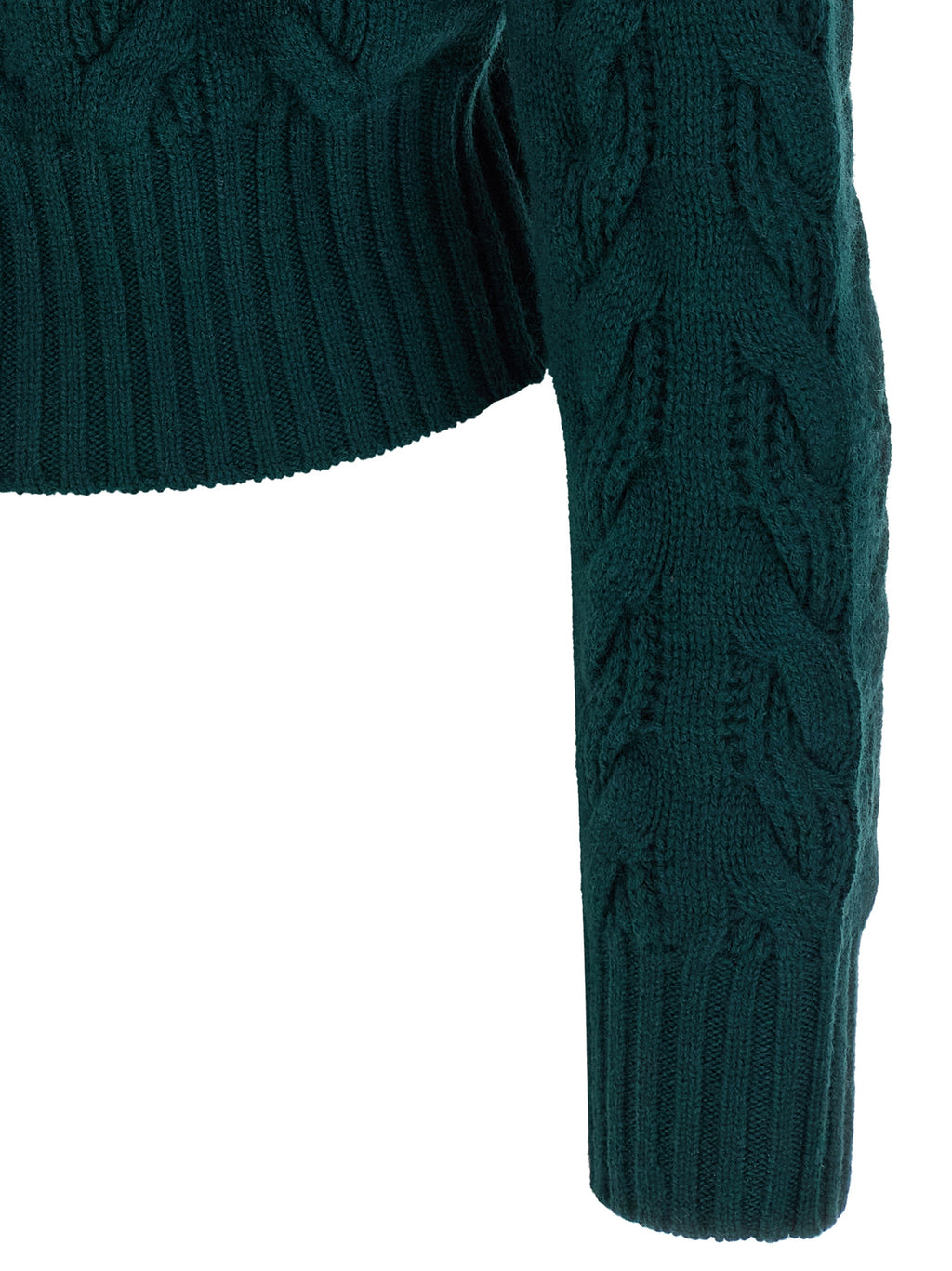 Pull en laine vert