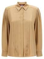Beige Silk Blouse