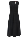 Robe en laine noire