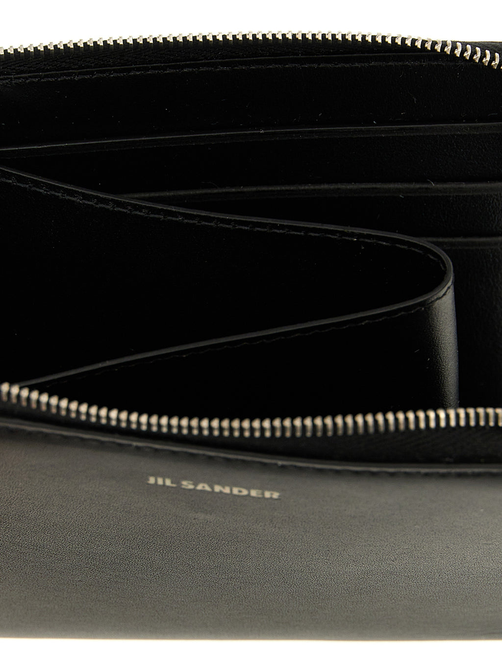 Portefeuille en cuir noir