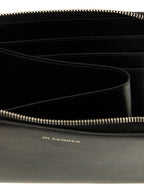 Portefeuille en cuir noir