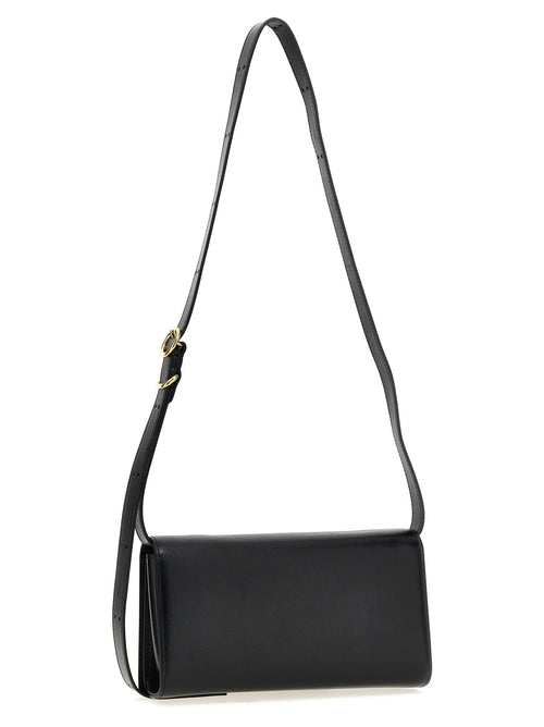 Black Leather Crossbody Bag