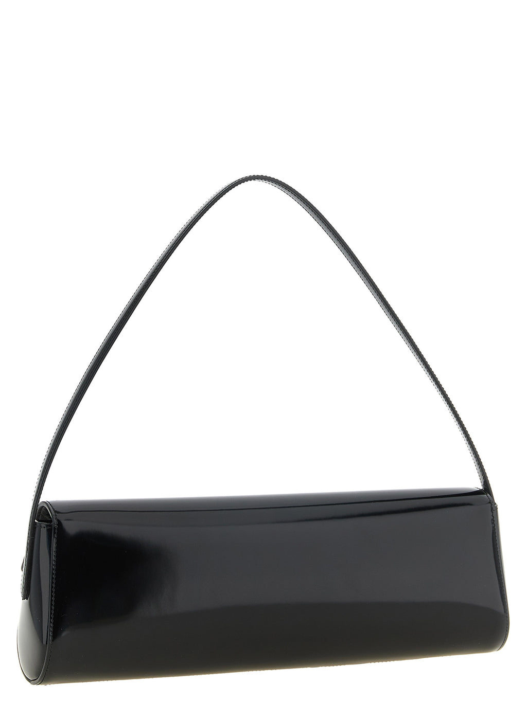 Black Leather Shoulder Bag