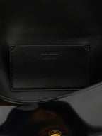 Black Leather Shoulder Bag