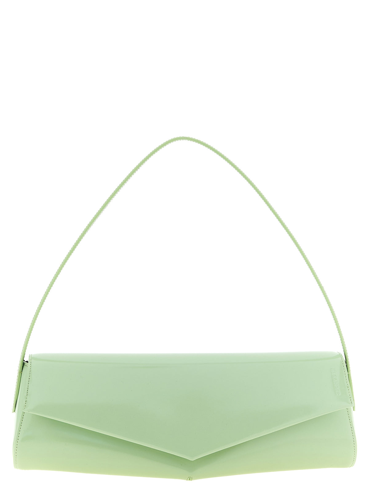 Sac bandoulière en cuir vert