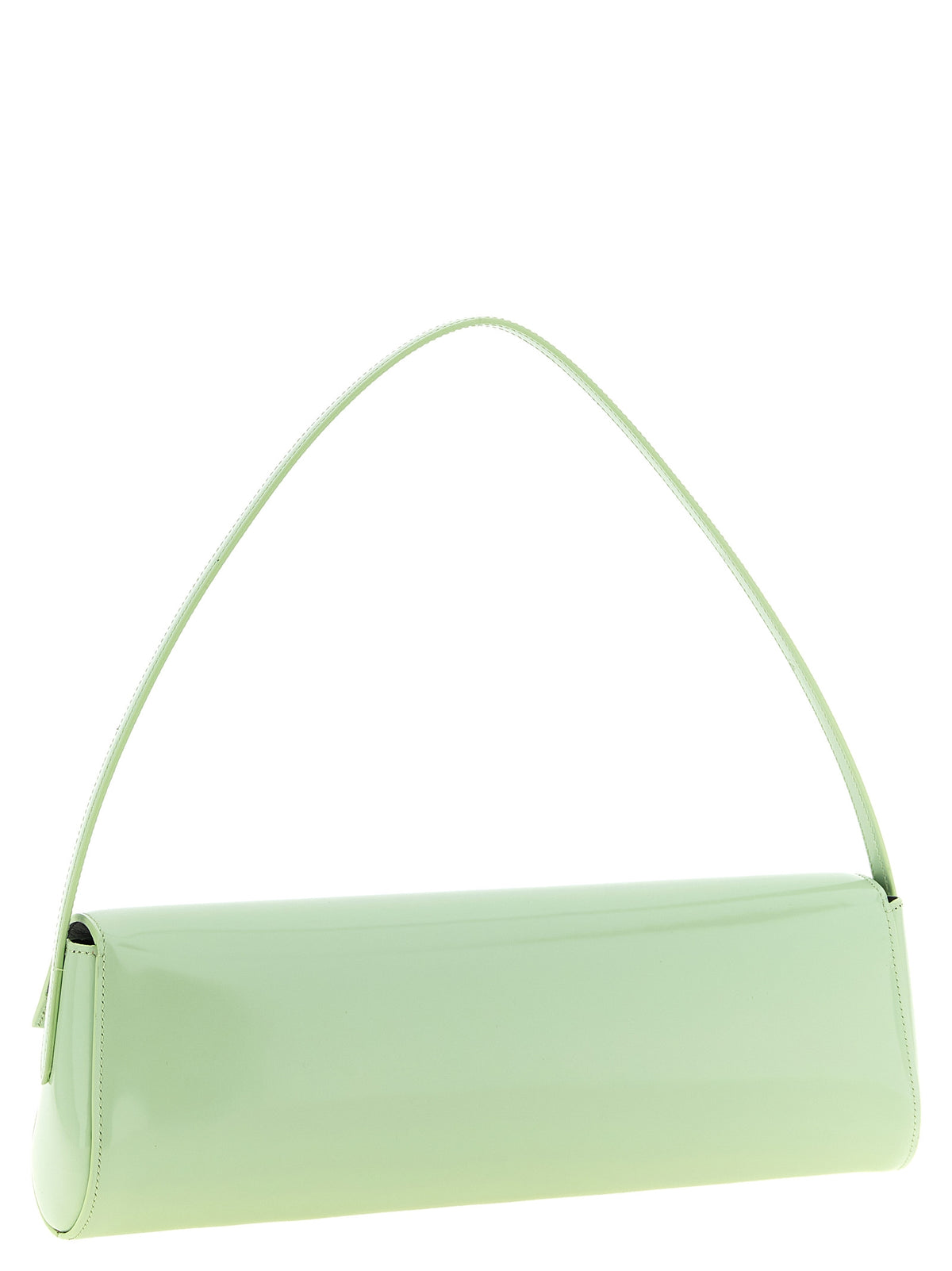 Sac bandoulière en cuir vert