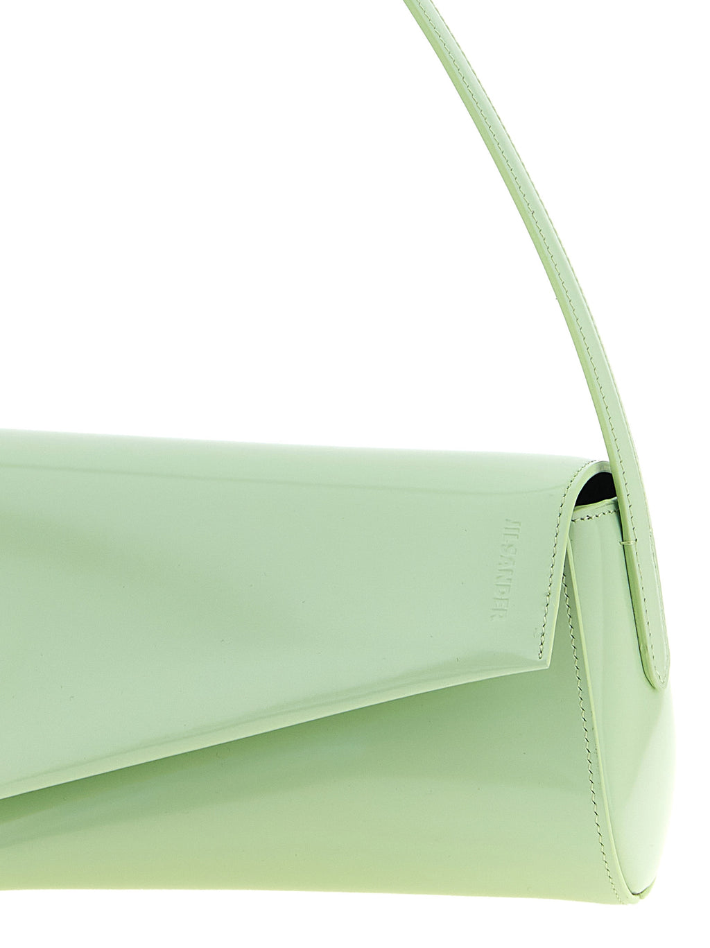 Sac bandoulière en cuir vert