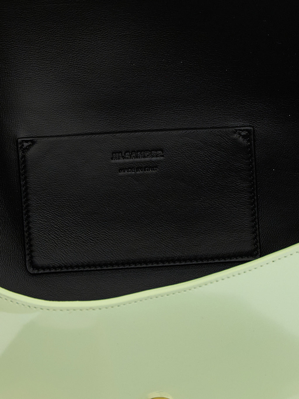 Sac bandoulière en cuir vert