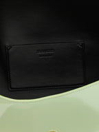 Sac bandoulière en cuir vert