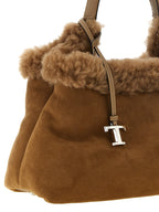 Sac à main en laine marron