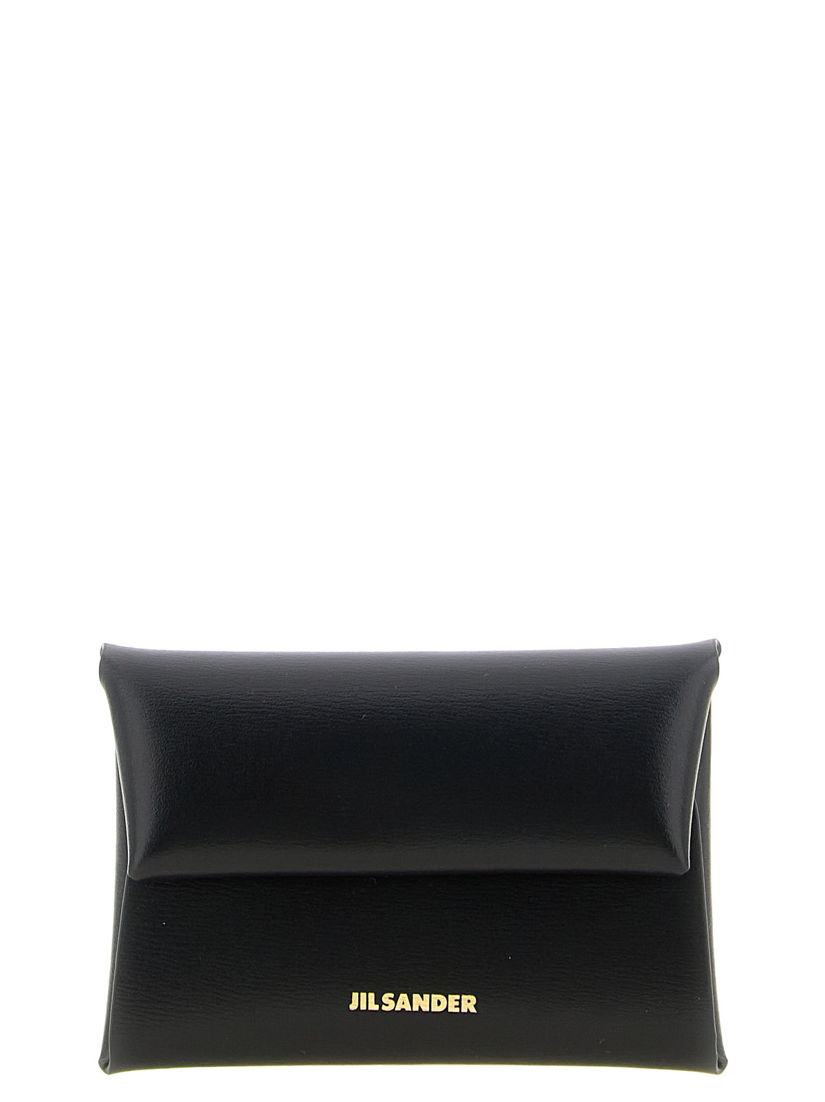 Porte-monnaie en cuir noir