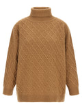 Cardigan en laine beige