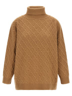 Cardigan en laine beige