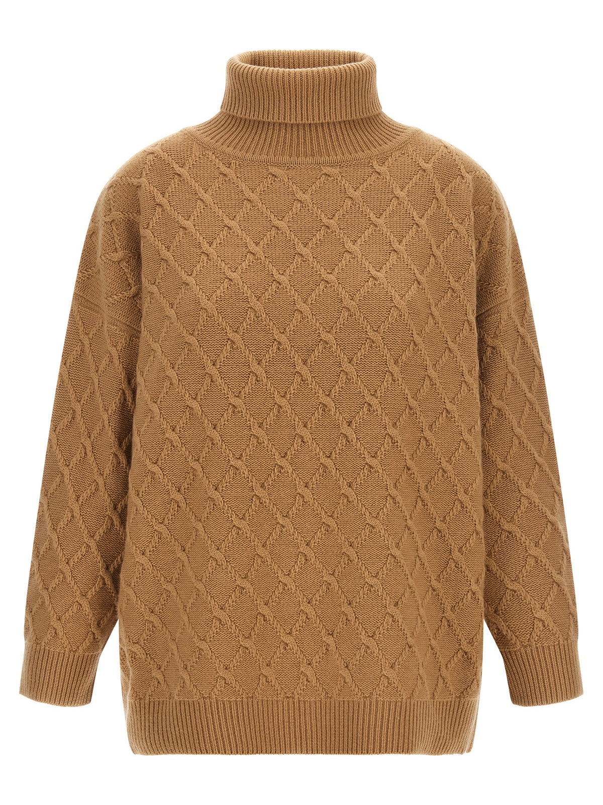 Cardigan en laine beige