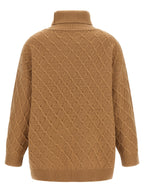 Cardigan en laine beige