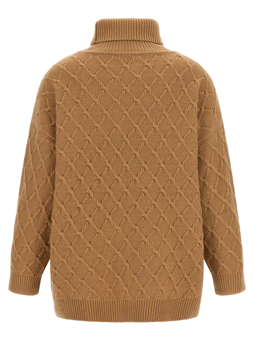 Cardigan en laine beige