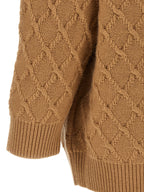 Cardigan en laine beige