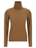 Pull en laine vierge beige