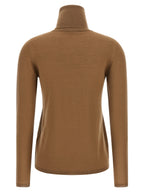 Pull en laine vierge beige